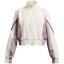 Under Armour Kids' Unstoppable Cropped Moisture-Wicking Performance Training Jacket White