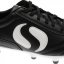 Sondico Strike Soft Ground Football Boots Black/White