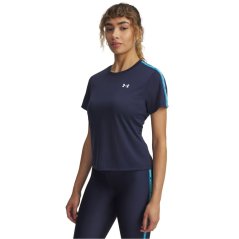 Under Armour Women's Tech Tape Short-Sleeve T-Shirt Washed Navy