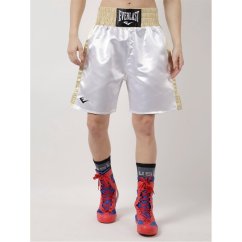 Everlast Pro Fight Short Wht/Gold