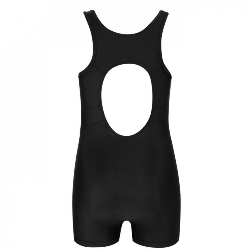 Slazenger LYCRA® XTRA LIFE™ Boyleg Swimming Suit Junior Girls Black