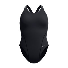 Speedo Women's Vanq One Piece Swimsuit Black/Silver
