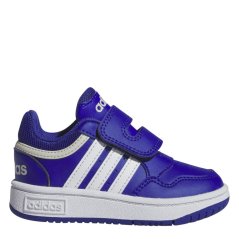 adidas Unisex Kids' Hoops 3.0 Basketball Trainers Blu/Ftwwht