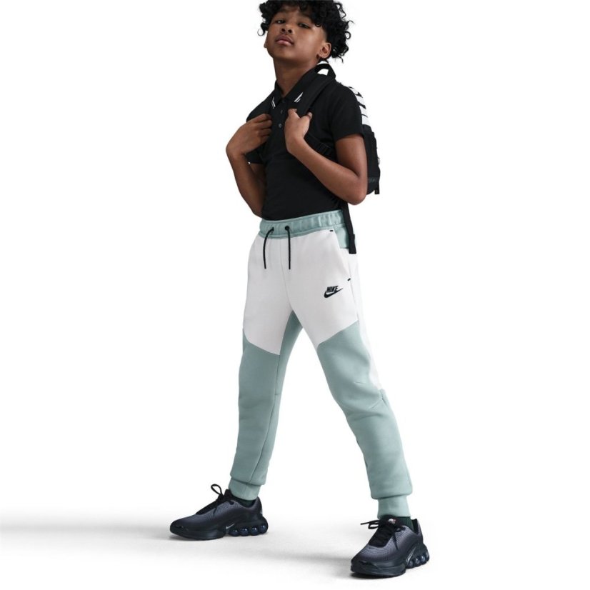 Nike Sportswear Tech Fleece Big Kids' Pants Sage/Plum
