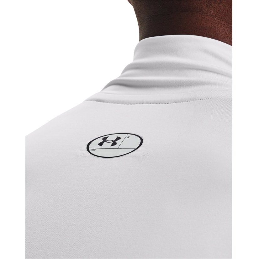 Under Armour HeatGear® Mock Long Sleeve Men's White