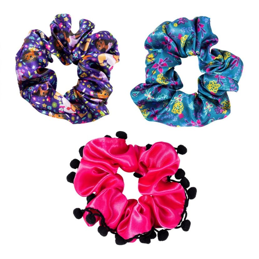 Disney Kids' Scrunchie Hairbands Pnk/Prpl/Blu