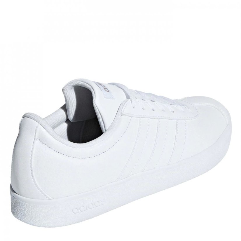 adidas VL Court 2.0 Womens Trainers Triple White