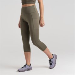 Craghoppers Women's Crag Kiwi Cropped Leggings Wild Olive