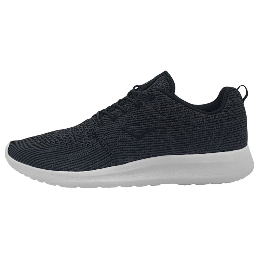 Everlast Sensei Knitted Trainers Mens Black/Charocal