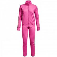 Under Armour Armour Tricot Tracksuit Womens Pink