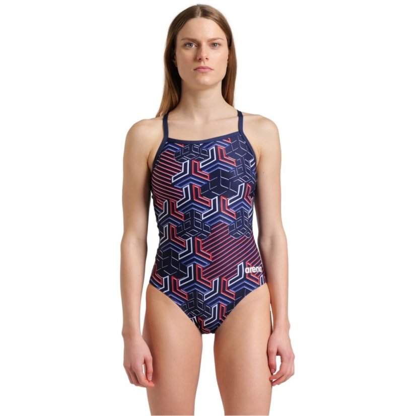 Arena Kiko Pro Swimsuit Womens Navy/Red