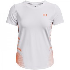 Under Armour Armour Ua Iso-Chill Laser Tee Ii Running Top Womens White/Reflect