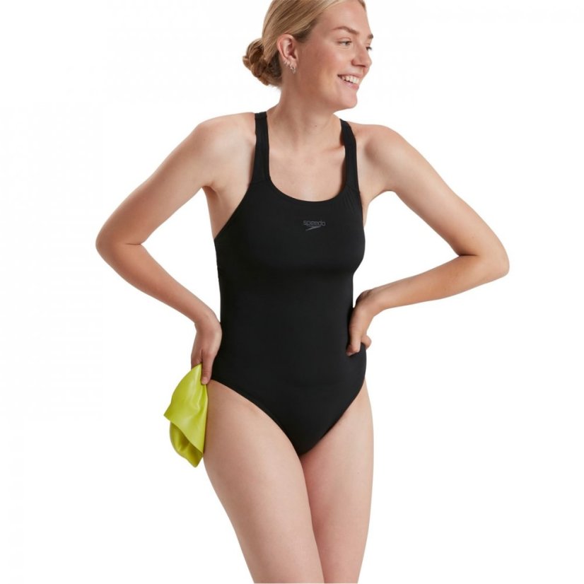 Speedo Womens Endurance+ Kickback Black