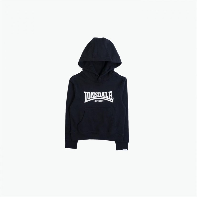 Lonsdale Essential Logo OTH Hoodie Juniors Black