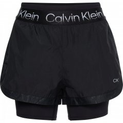 Calvin Klein Performance 2-In-1 Gym Shorts Black/Moire