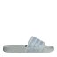 adidas Kids' Adilette Shower Pool Sliders Silver/Gry/Blue