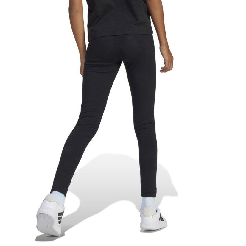 adidas Essentials Linear Tights Junior Girls Black/White