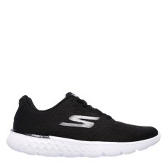 Skechers Women's Gorun400 Slip On Trainers Black/White