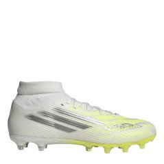 adidas Womens adidas F50 Sparkfusion League Firm Ground Football Boots White/Iron/Yllw