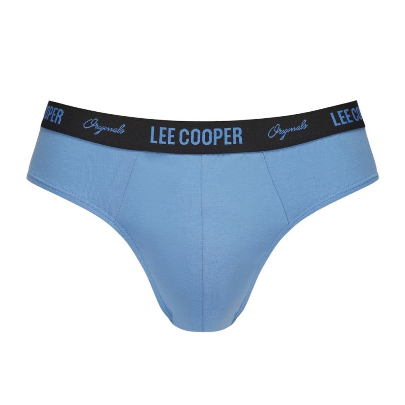 Lee Cooper Mens 5-Pack Comfort Briefs Blue