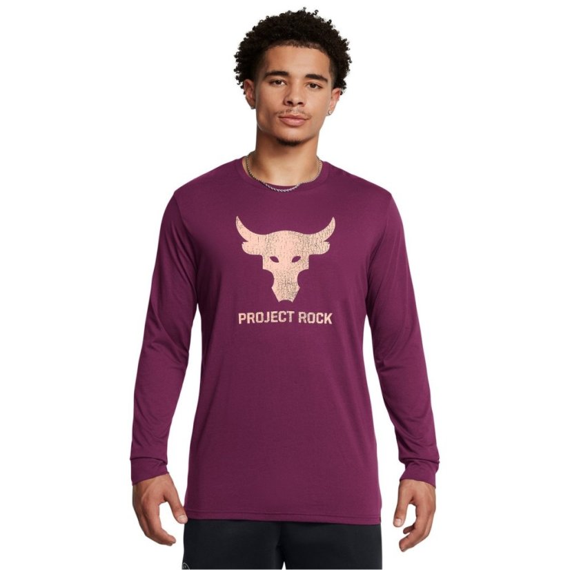 Under Armour PR Brahma Long Sleeve pánske tričko Purple