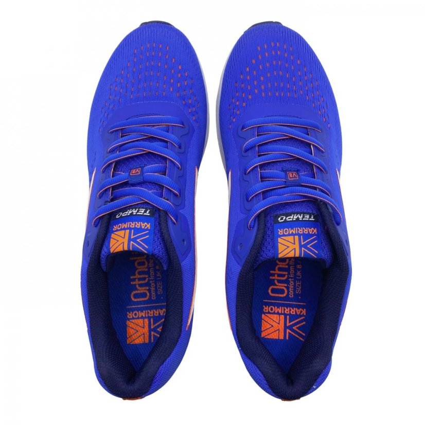 Karrimor Tempo 8 Mens Running Trainers Blue/Orange