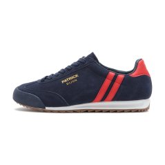 Patrick Men's Heritage Low-Top Trainers Navy/Red