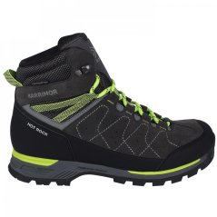 Karrimor Hot Rock Waterproof Walking Boots Juniors Charcoal/Green