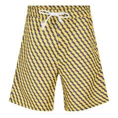 Criminal Damage Men's Zizi Fleece Jogger Shorts Yellow/Black