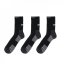 Slazenger Socks 3 Pack Black