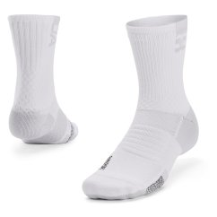 Under Armour Adults Playmaker Mid Trainers Sock White