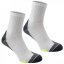 Karrimor Dri Skin 2 Pack Running Socks Mens White/Fluo