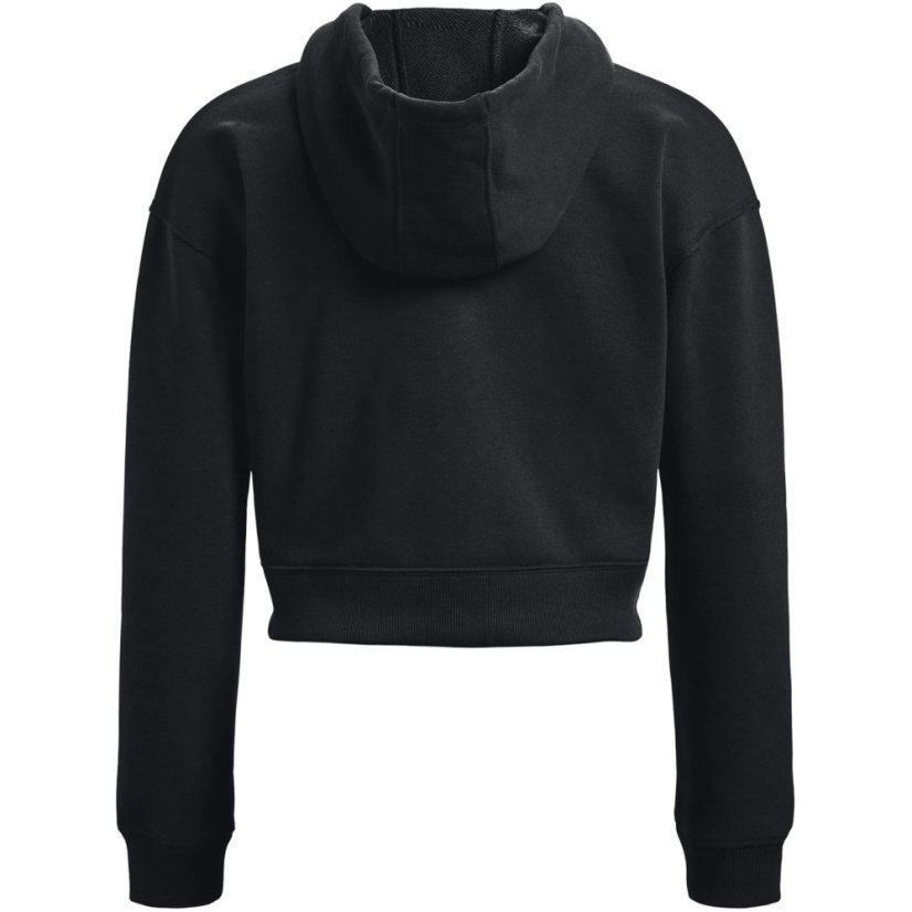 Under Armour Women's Heavyweight Terry Full-Zip Tech Fleece Hoodie Black