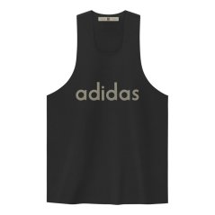 adidas Men's Athletic Tank Performance Basketball Jersey Black