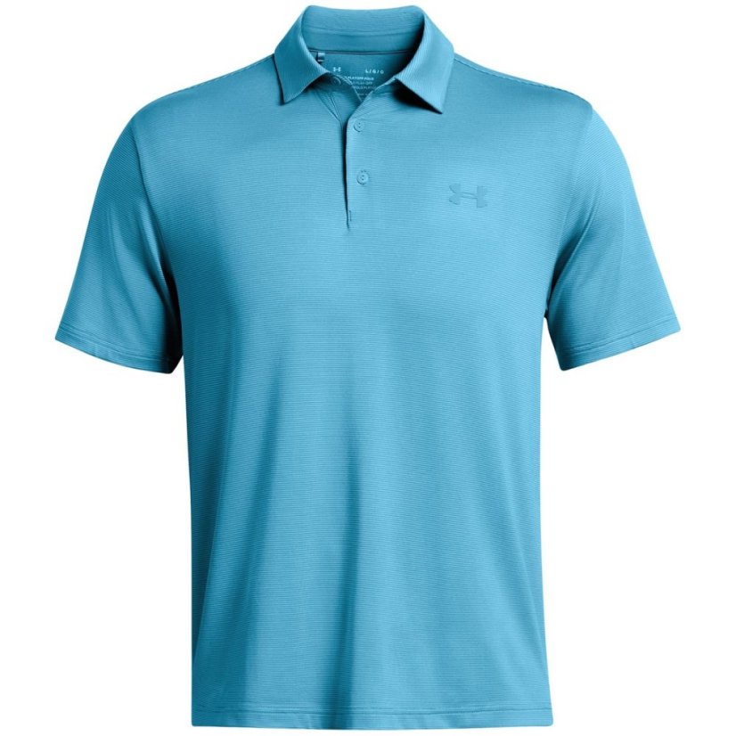 Under Armour Men's Stripe Short-Sleeve Performance Polo Shirt Blue