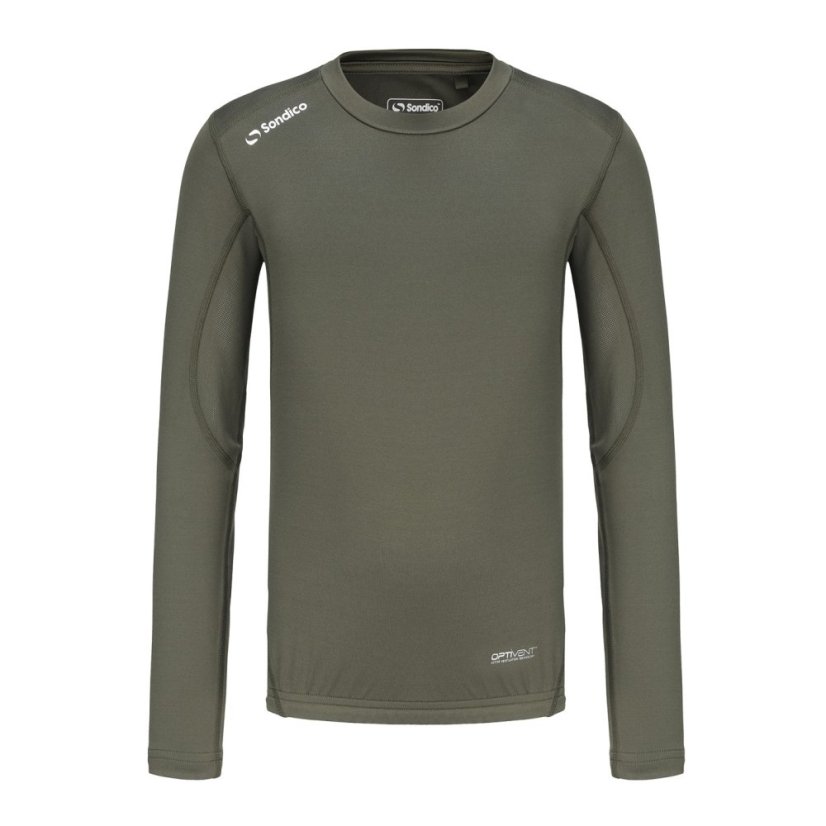 Sondico Long Sleeved Core Base Layer Junior Olive