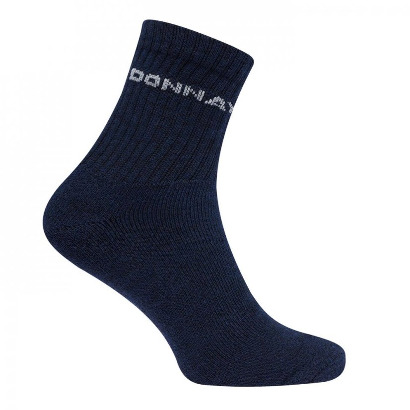 Donnay 10 Pack Quarter Socks Plus Size Mens Black