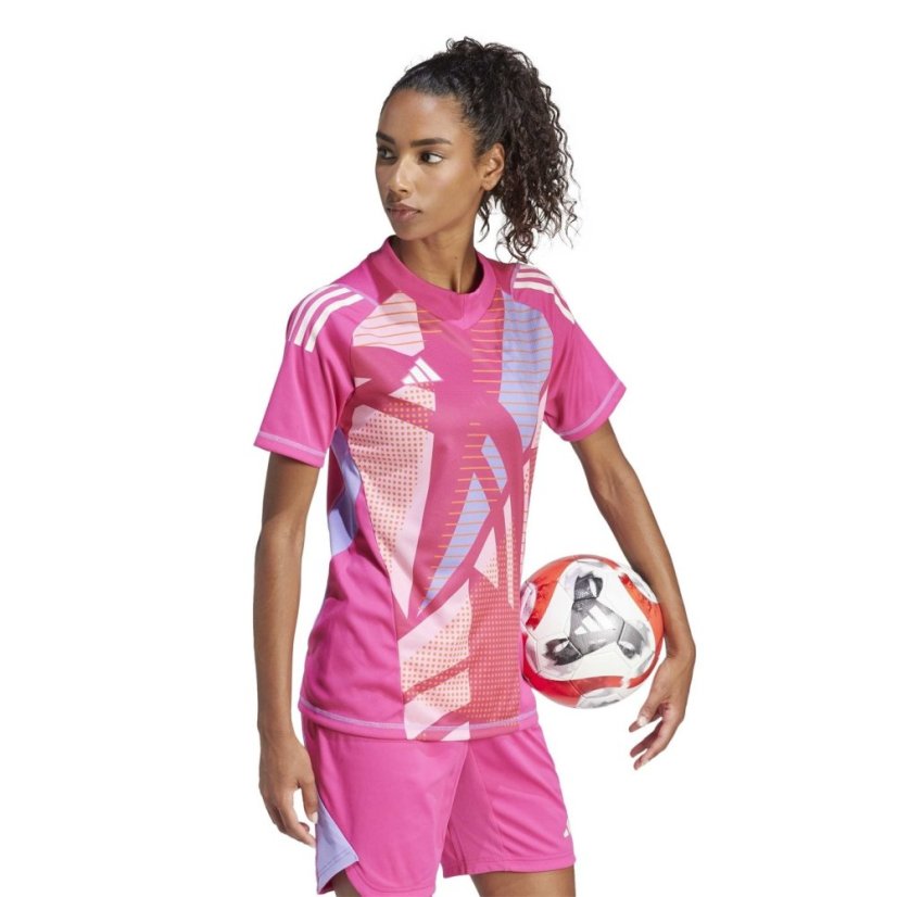 adidas Tiro 24 Pro Short Sleeve Goalkeeper Jersey Real Magenta