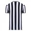 Score Draw Newcastle United FC Retro Home Shirt 1974 Adults Black/White