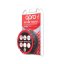 Opro Silver Mouth Guard Juniors Black/Red