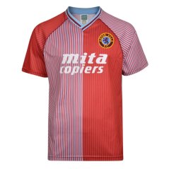 Score Draw Score Draw Aston Villa Retro Home Shirt 1988/89 Claret/Blue