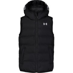 Under Armour Kids' Pronto Hooded Water Resistant Padded Gilet Black/Rock