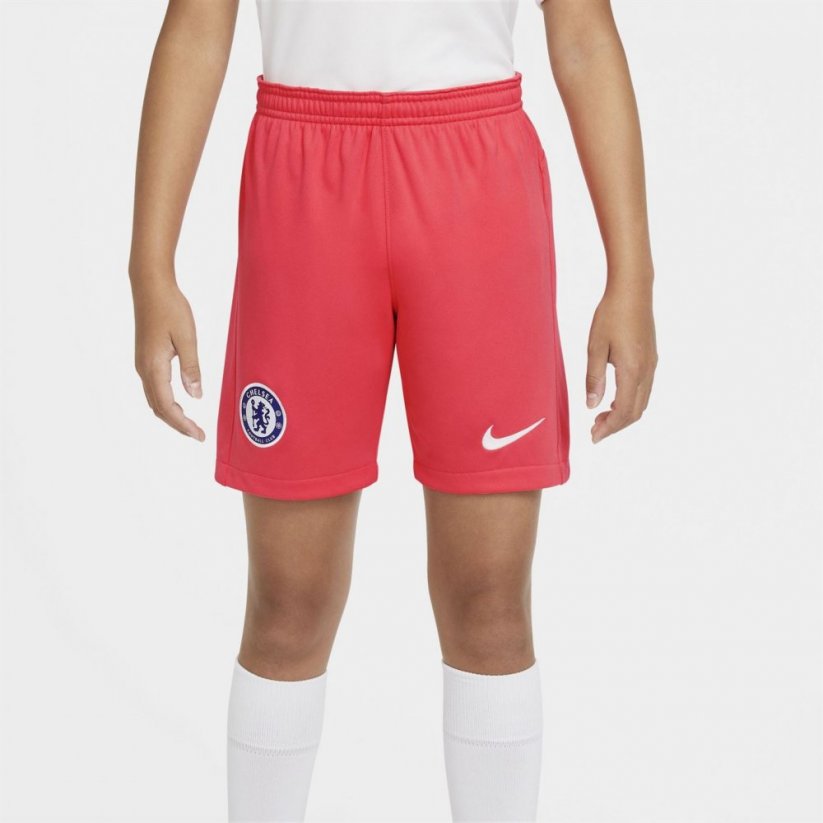 Nike Chelsea Third Shorts 2020 2021 Junior Red