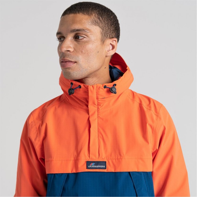 Craghoppers Craghoppers Anderson Cagoule Waterproof Jacket Mens NeonCoralPos