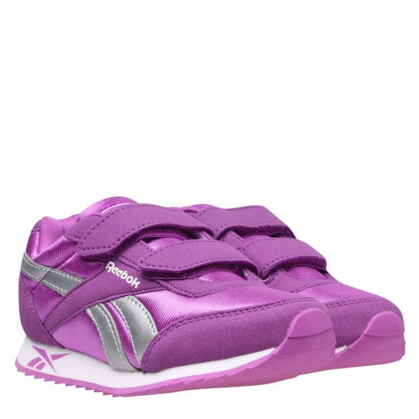 Reebok Jogger RS Child Girls Trainers Violet/Silver