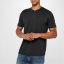 Donnay Three Pack V Neck pánské tričko Black