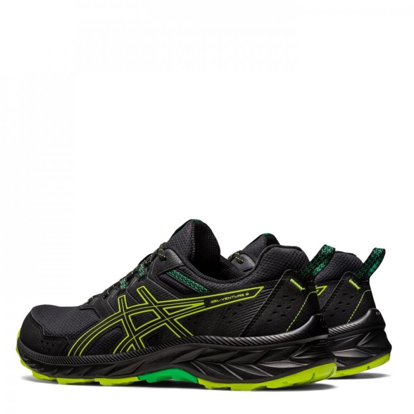 Asics Gel Venture 9 Men's Trail Running Shoes Black/Lime