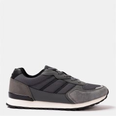 Donnay Bob Trainers Mens Dark Grey