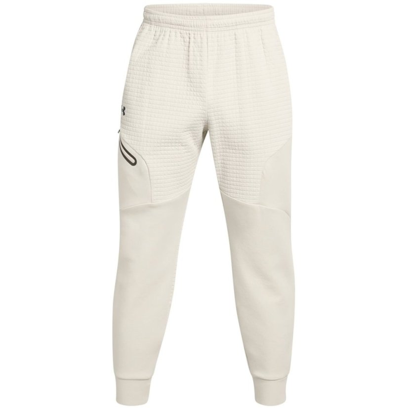 Under Armour Men's Unstoppable Closed Hem Fleece Joggers White