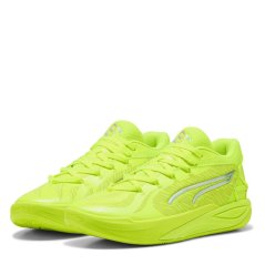 Puma Women's Stewie 4 Flawless Basketball Trainers Lime Squeeze